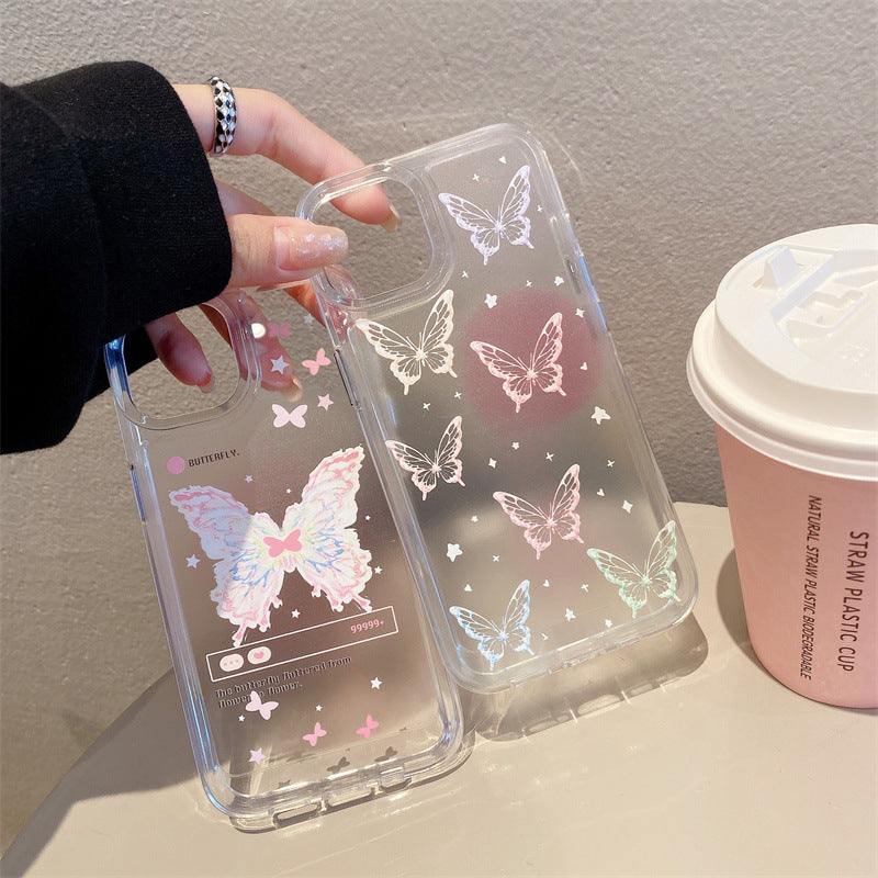 Colorful Flutter Transparent Case