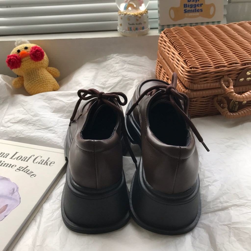 Vintage Chunky Platform Oxford Shoes