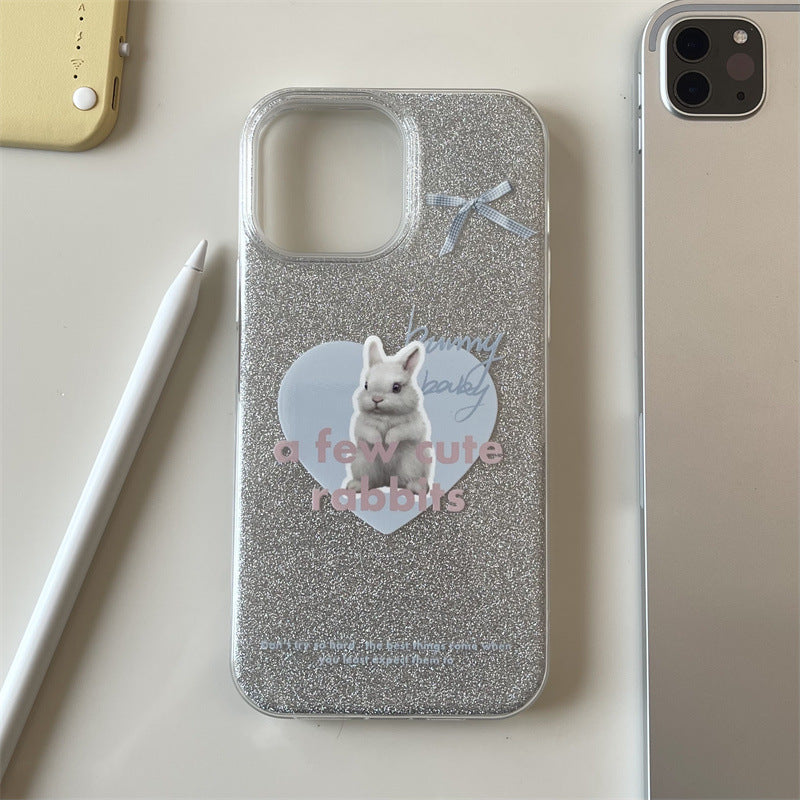 A few cute rabbits Glitter Case