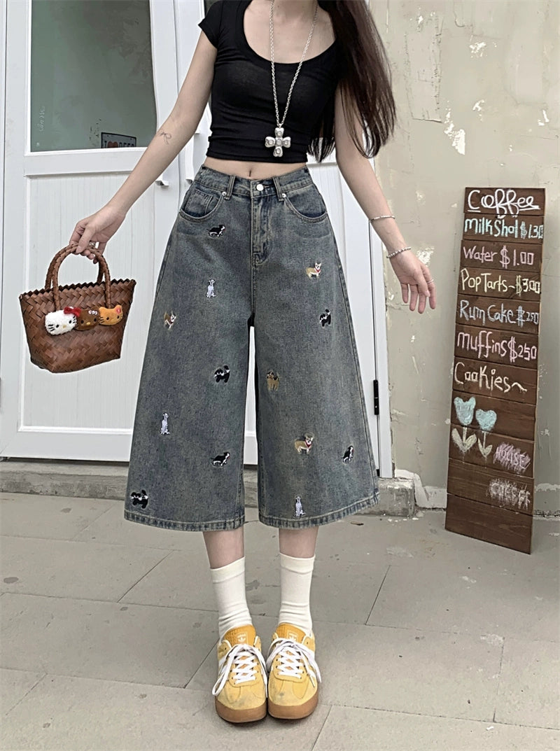 Denim Bermuda Shorts