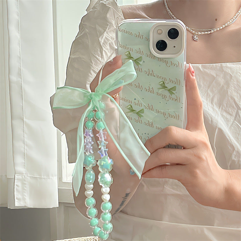 Tea Green Ribbon Case