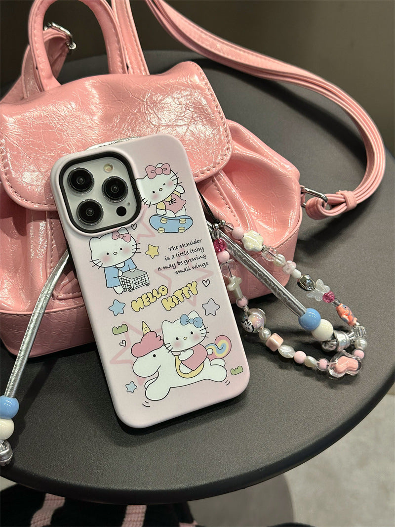 Skating Kitty Pink Case