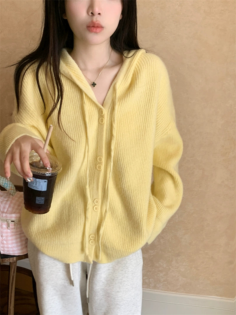 Cheesy Yellow Knit Sweater