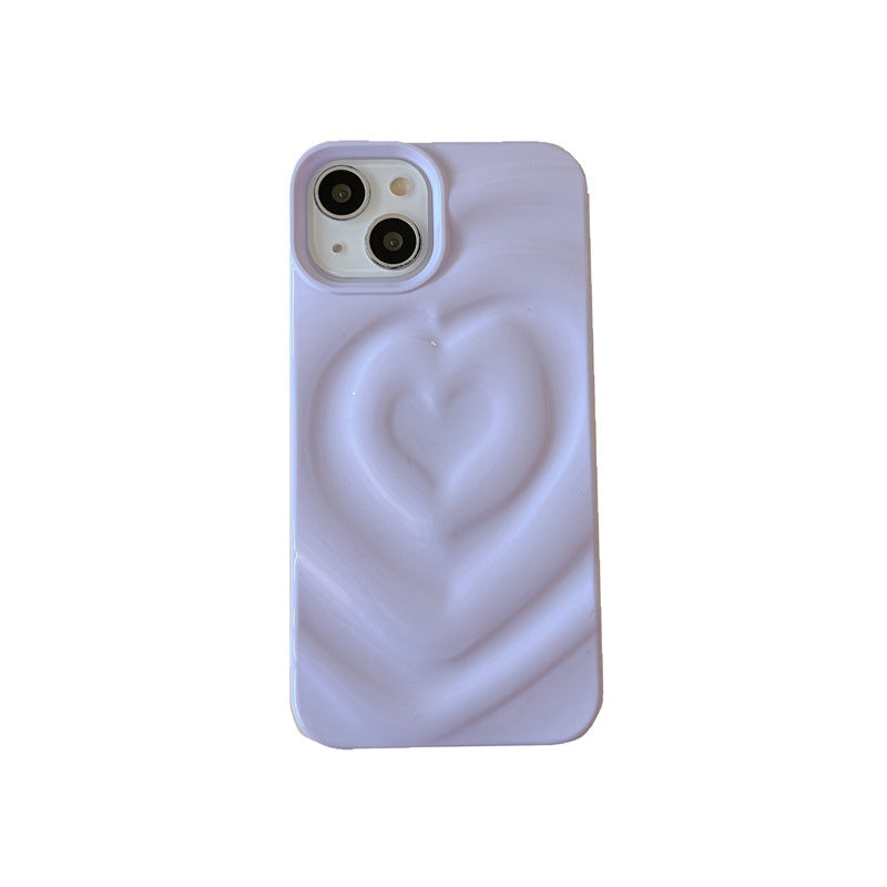 Light Purple Wavy Heart Case