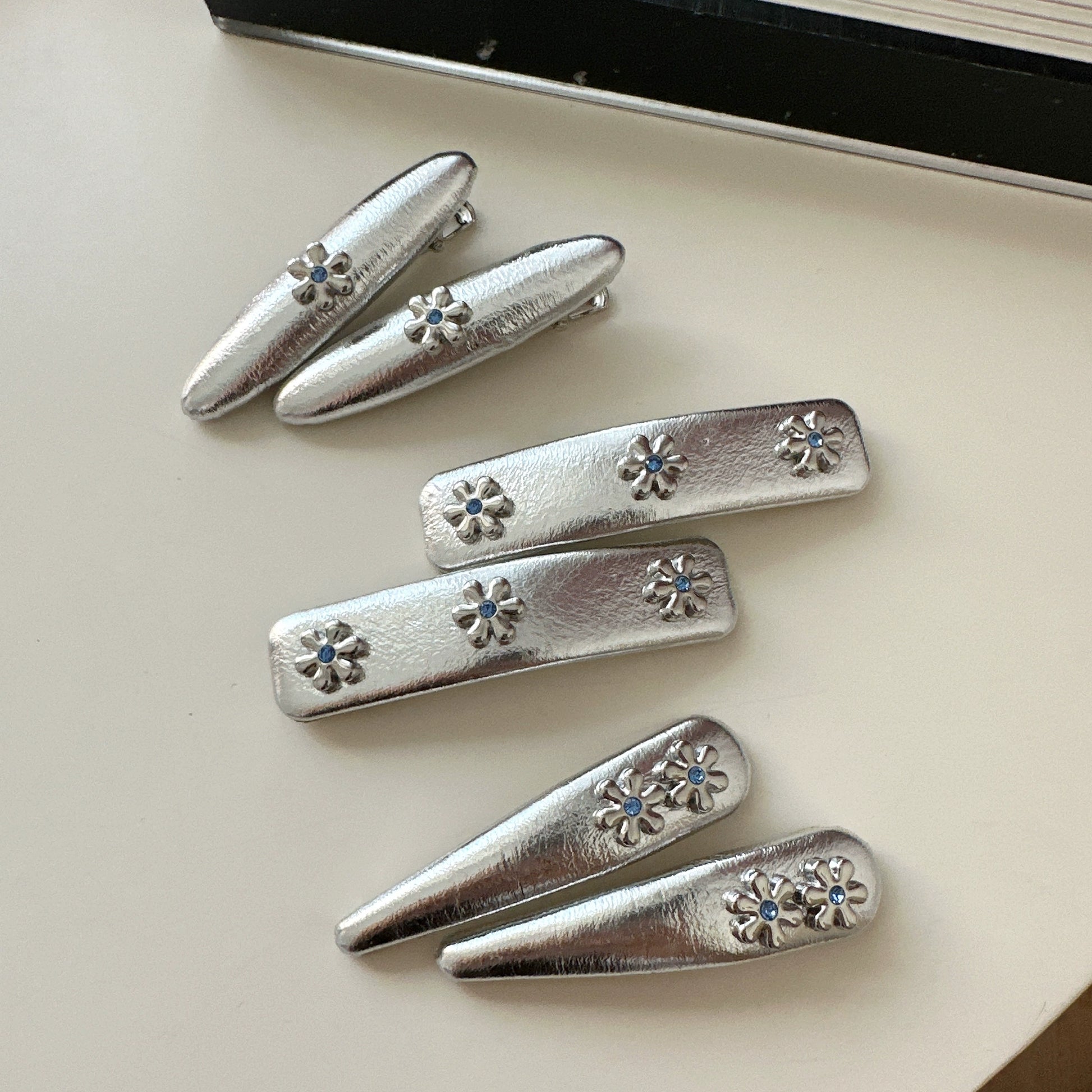 Erica Silver Hair Clip