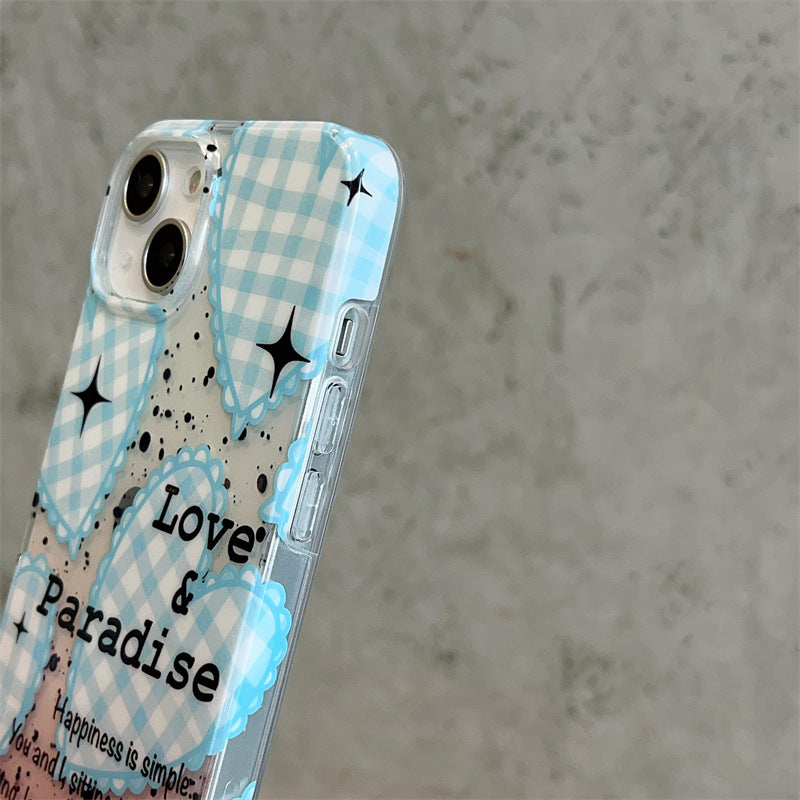 Love & Paradise Plaid Case