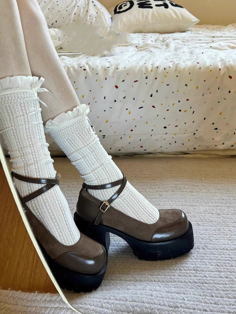 Elegant Frilly Lace Princess Socks