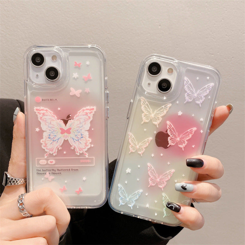 Colorful Flutter Transparent Case