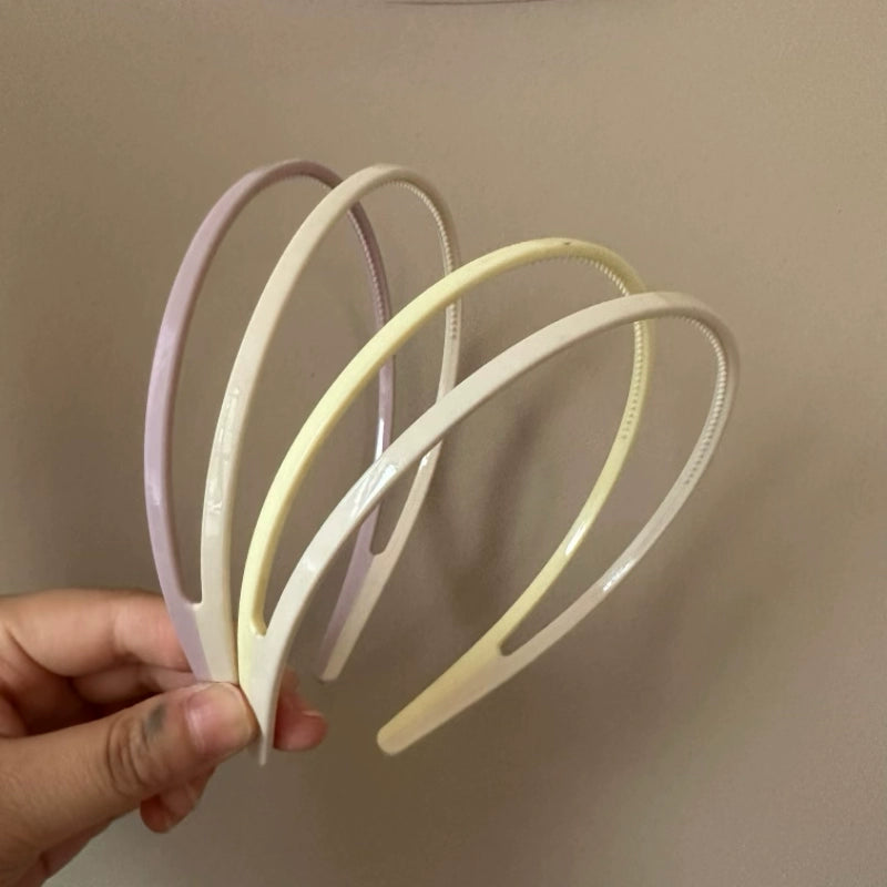 Pastel Slim Non-Slip Headband Set
