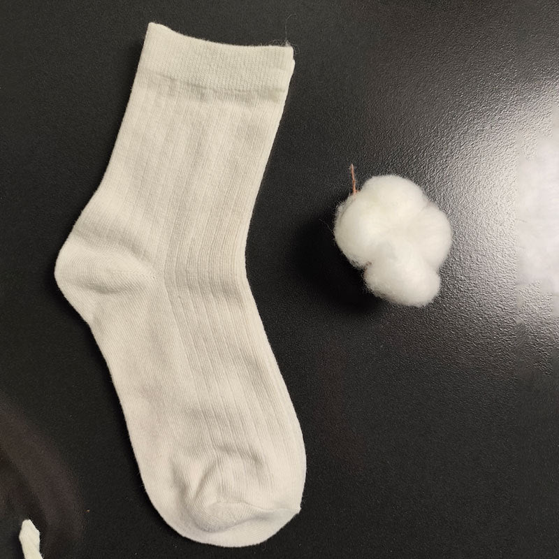 Cream Mixed Pattern Socks