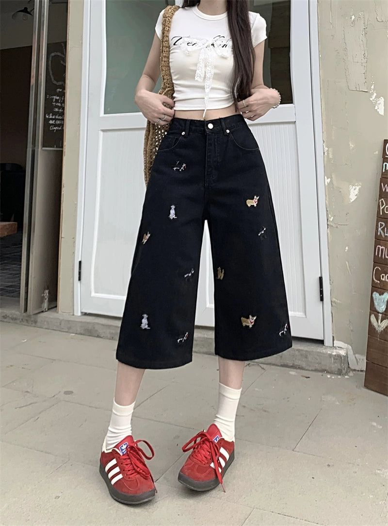 Denim Bermuda Shorts