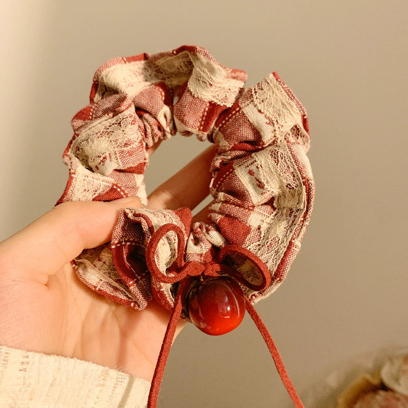 Ruffle Hair Scrunchie