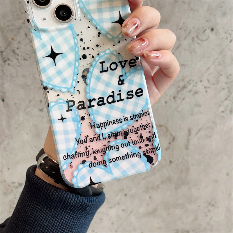 Love & Paradise Plaid Case