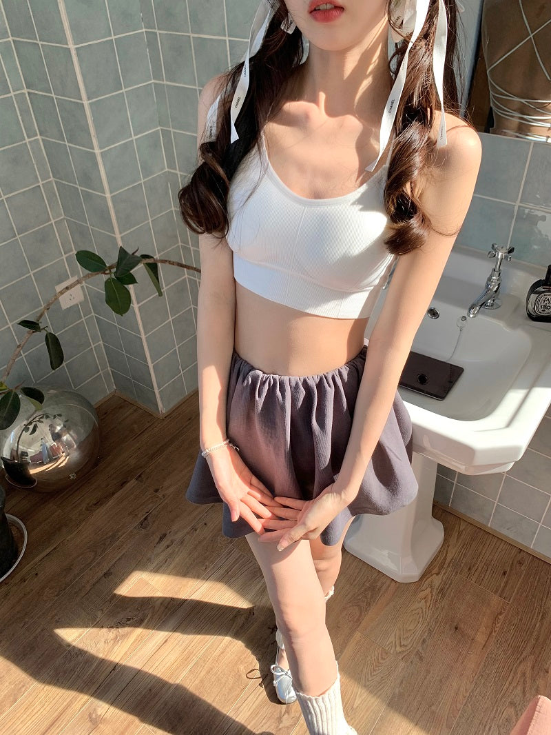 Seamless Comfort Ribbed Crop Bralette