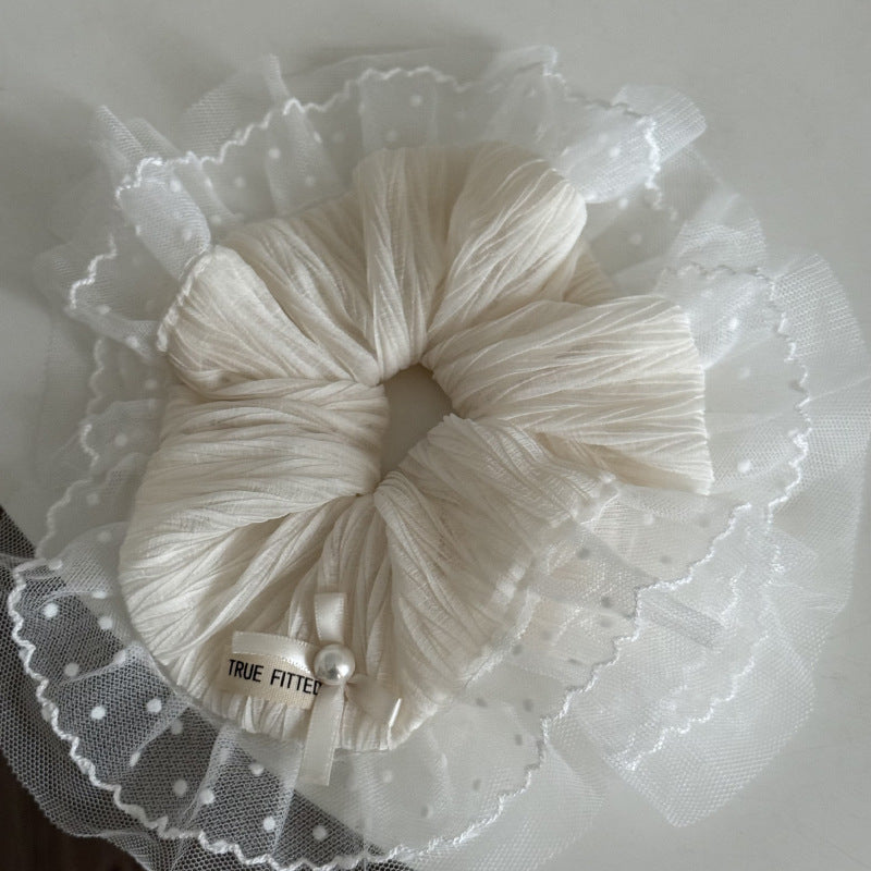 Lace Ribbon Scrunchie Hair Bands
