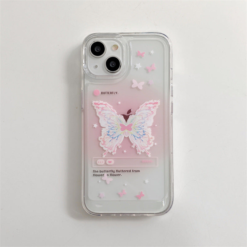 Colorful Flutter Transparent Case