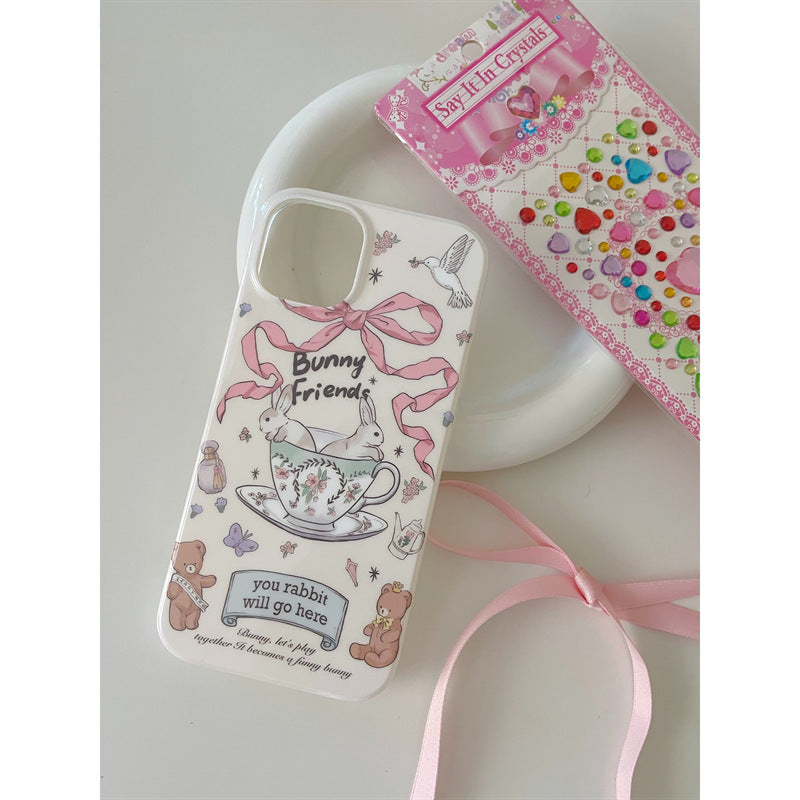 Bunny Friends Tea Cup Case