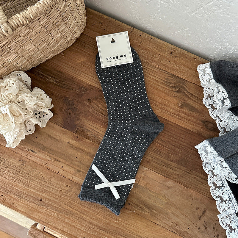 Vintage Floral Soft Cotton Socks