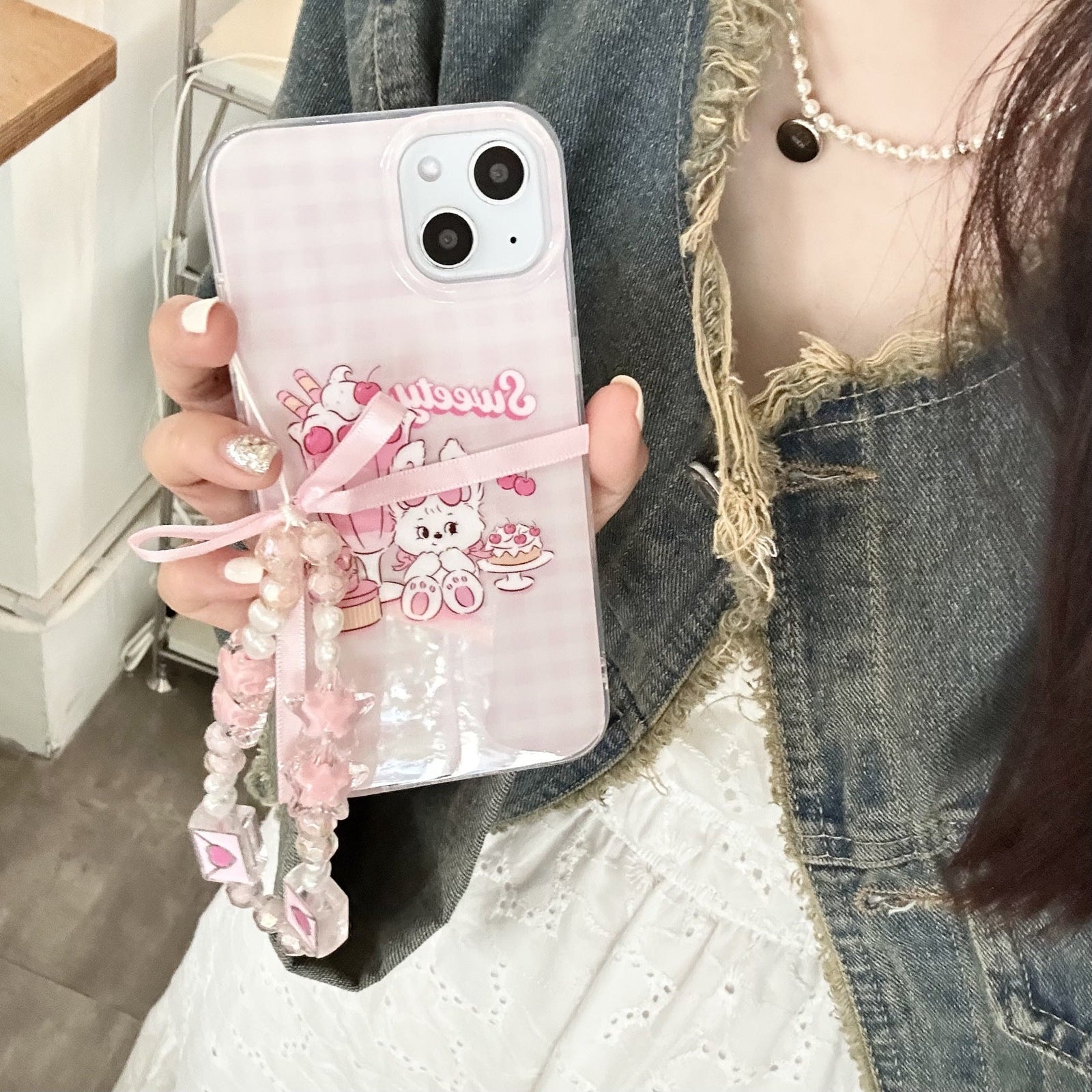 Sweety Bunny Plaid Case