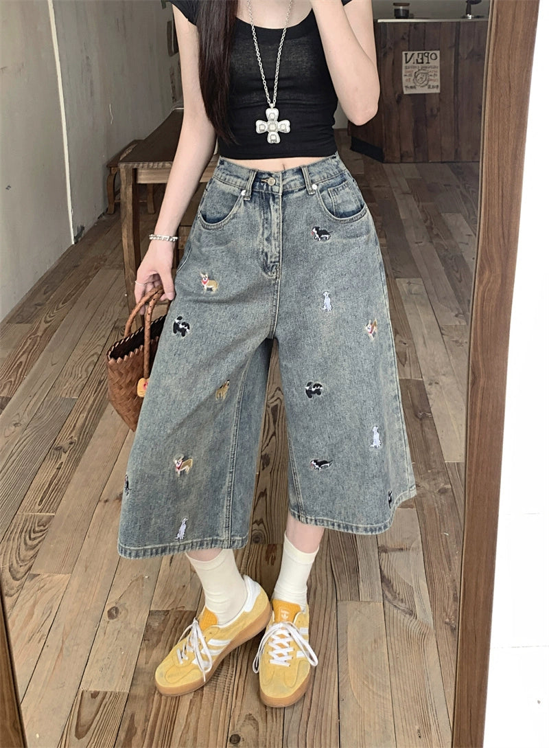 Denim Bermuda Shorts