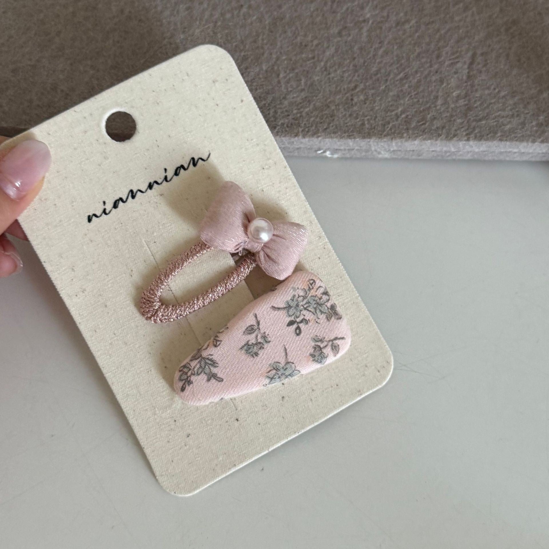 Charming Pastel Floral Hair Clips