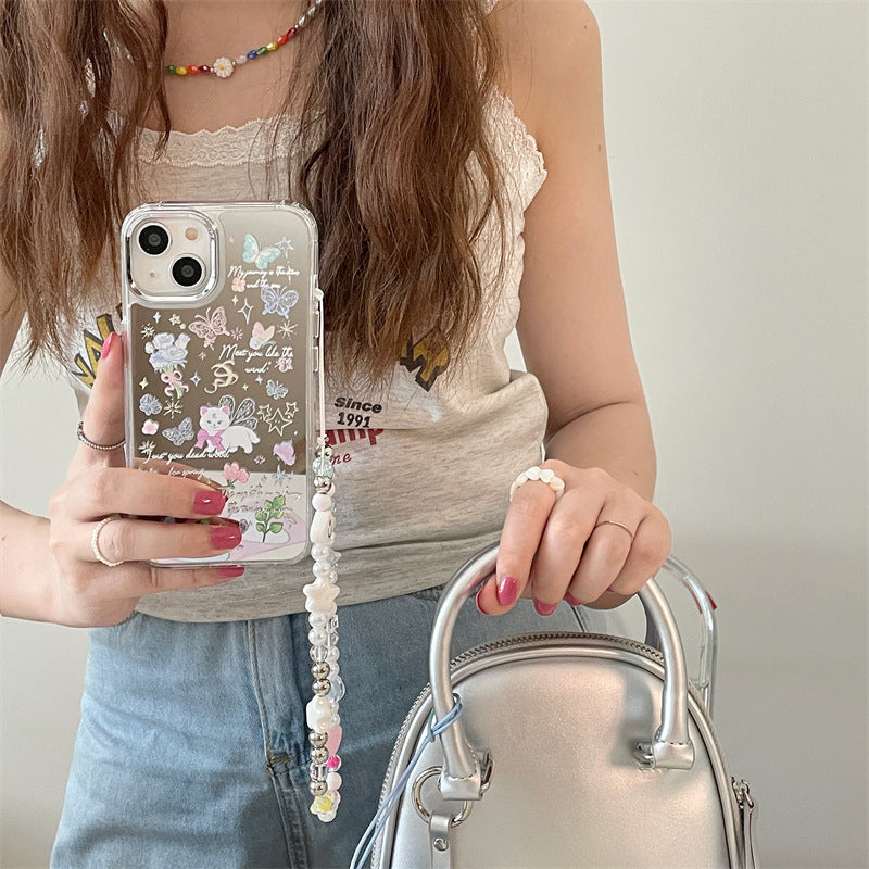 Doodle Flutter Mirror Case