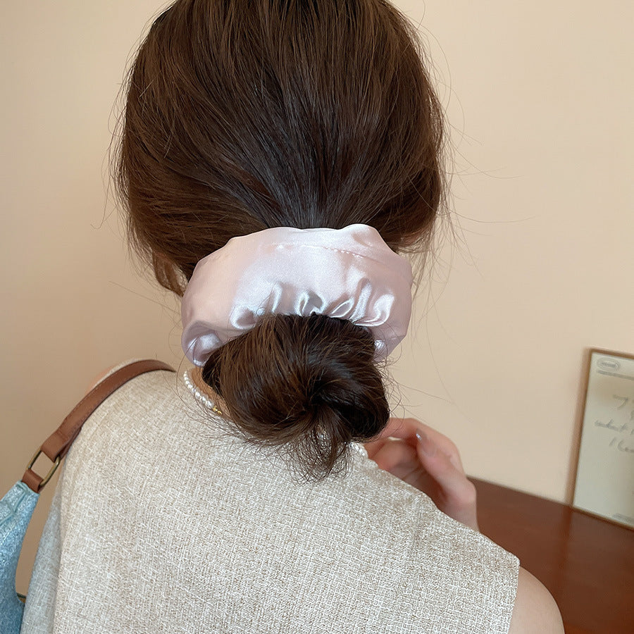 Polka Dot Lace Scrunchie