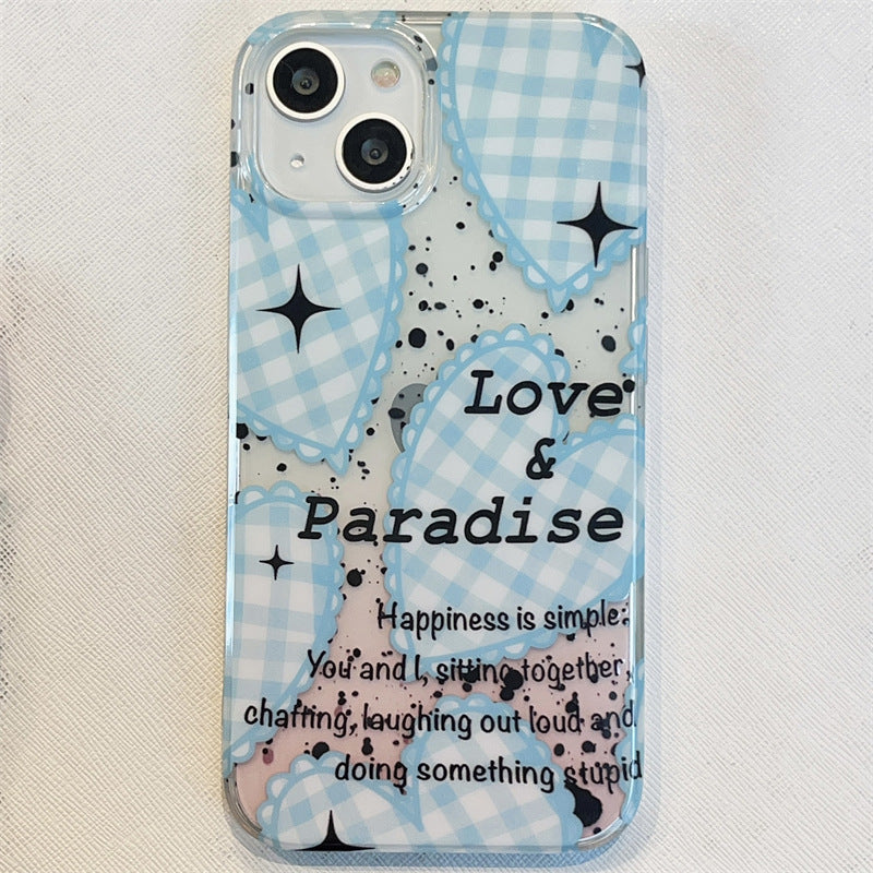 Love & Paradise Plaid Case