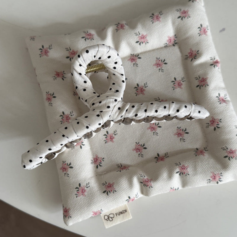 Polka Dot Bow Hair Accessories Set