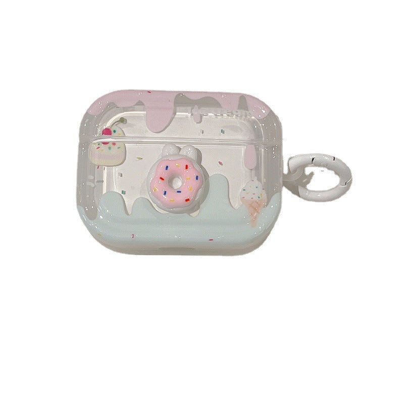 Donut Transparent Airpods Case