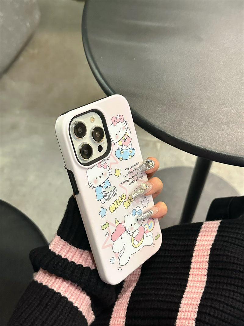 Skating Kitty Pink Case