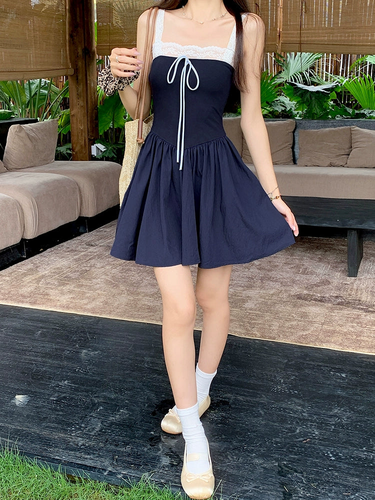 Drawstring Sundress Summer Dress