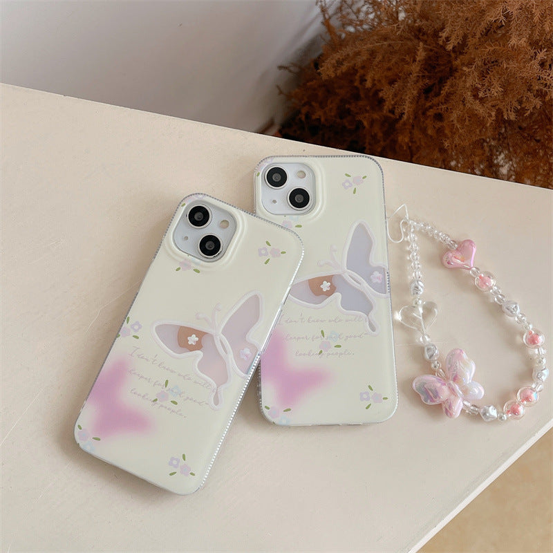 Pink Purple Butterfly Case