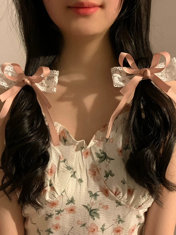 Cute Lace Bow Hair Ties
