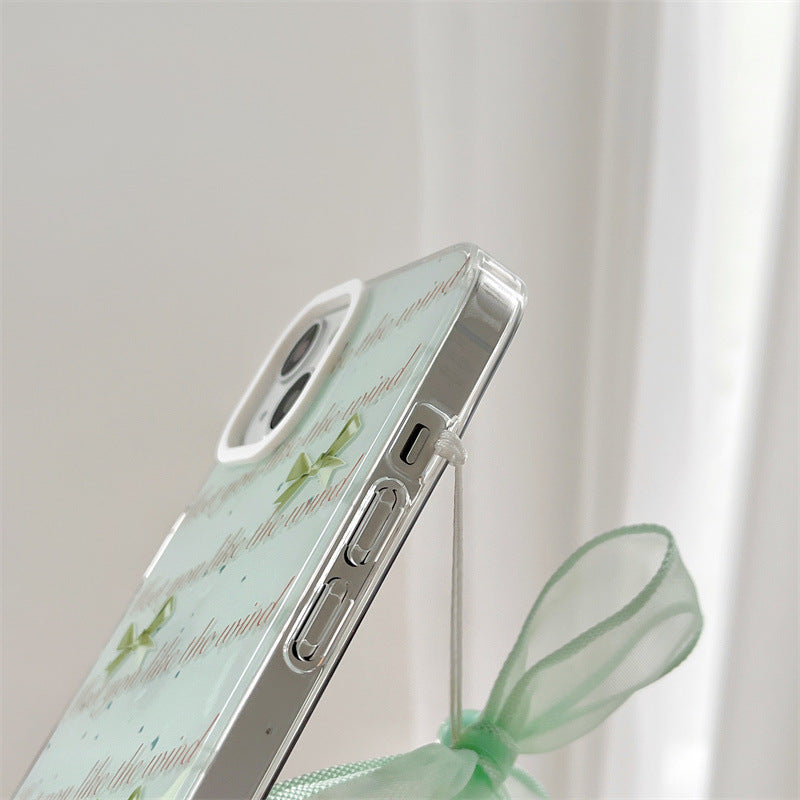 Tea Green Ribbon Case