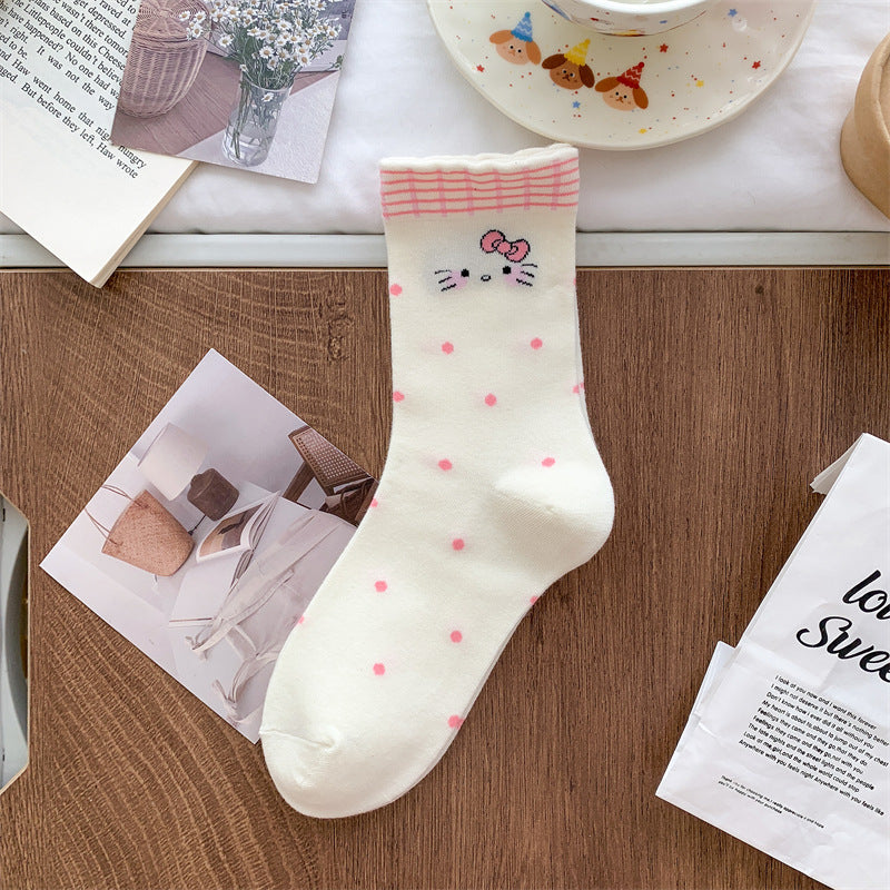 Hello Kitty Ruffled Anklets