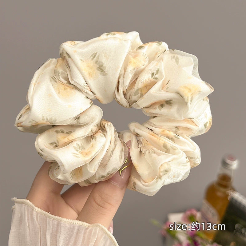 Gentle Elastic Floral Hair Scrunchies