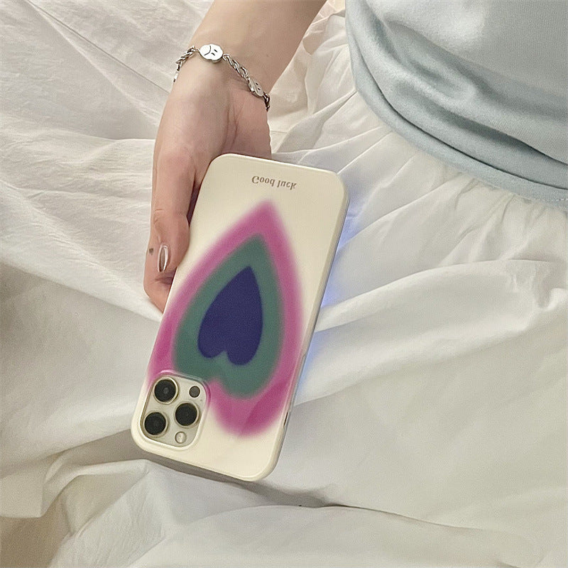 Contrast Layer Heart Case