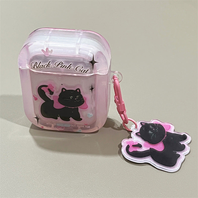 Kitty Noir with Rosy Tint Airpods Case