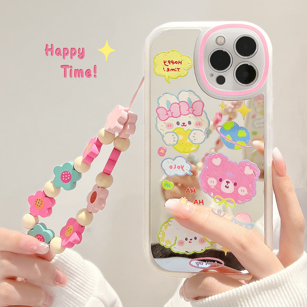 Drawing Bunny Mirror Case