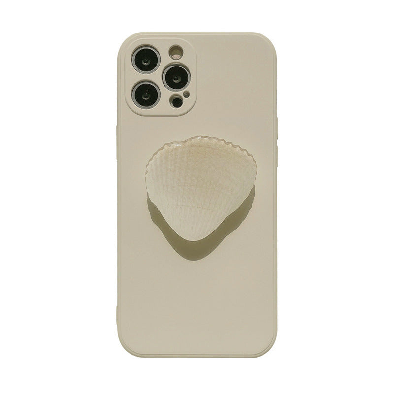 White Shell Pop Socket Case