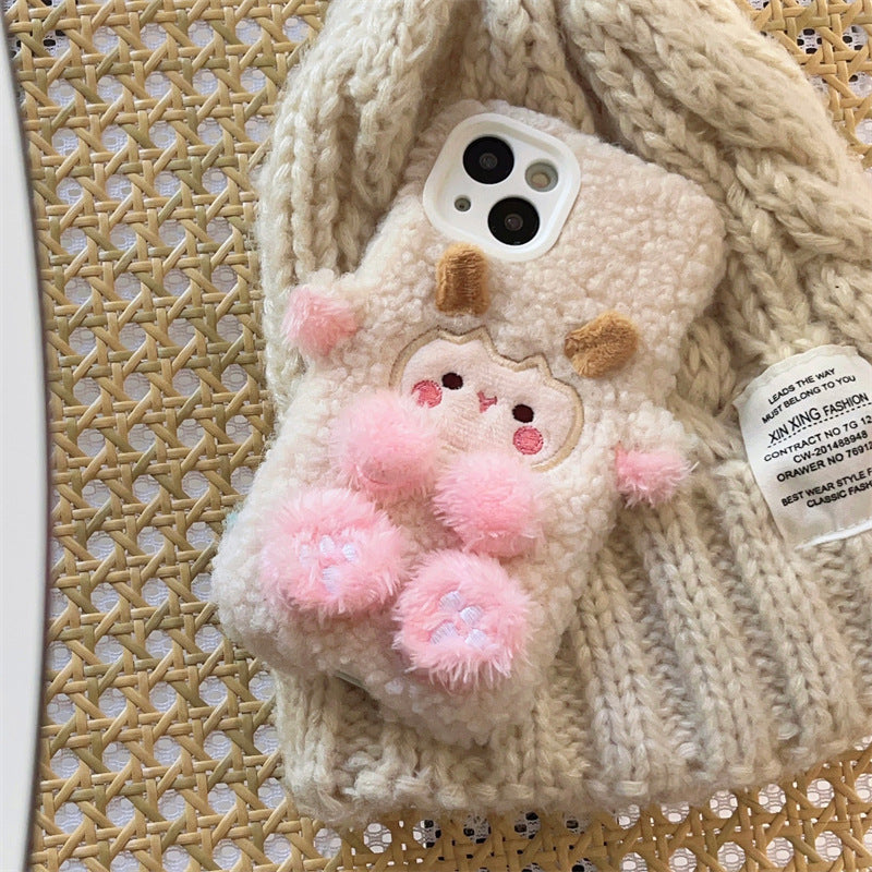 Pink Cute Plushie Case