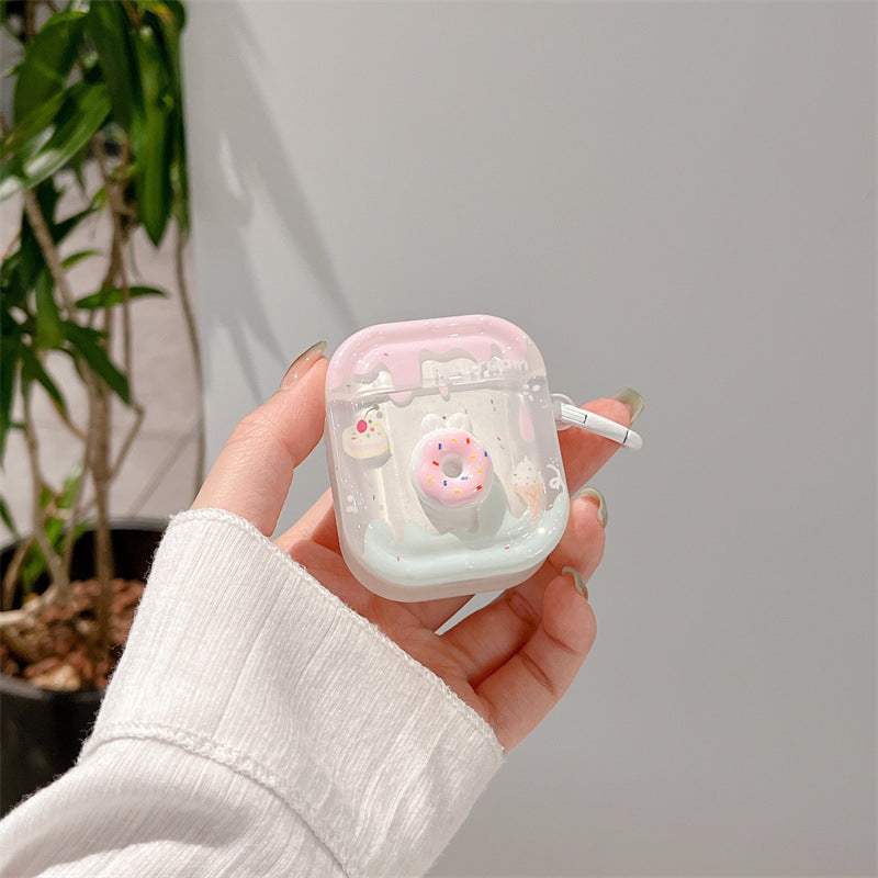 Donut Transparent Airpods Case