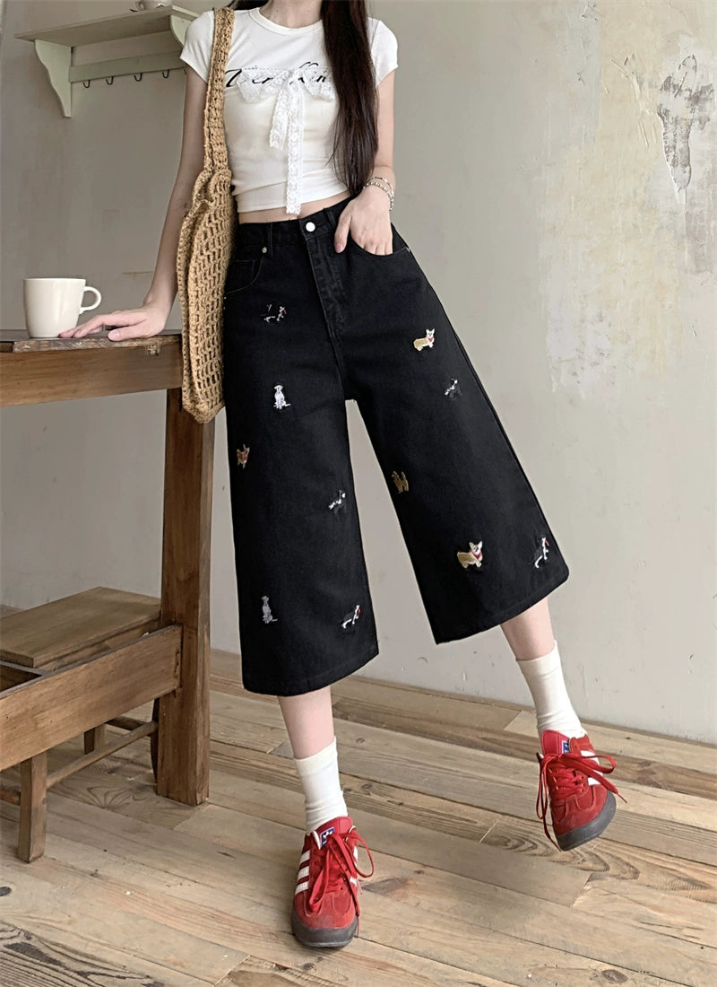 Denim Bermuda Shorts