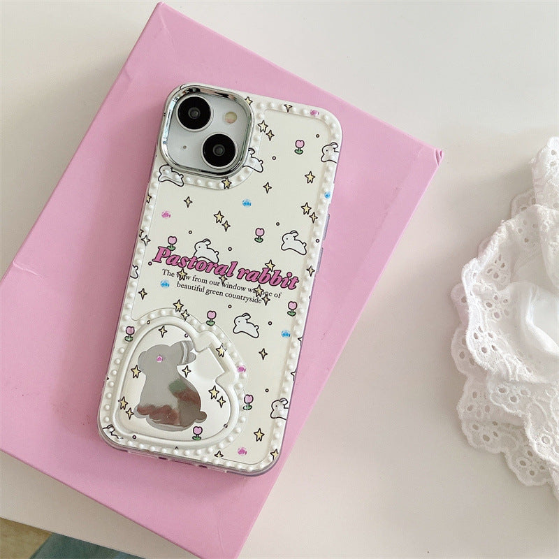 Bunny Flip Mirror Case