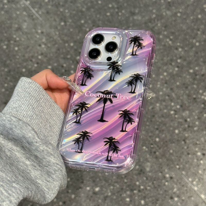 Pink Coconut Tree Case