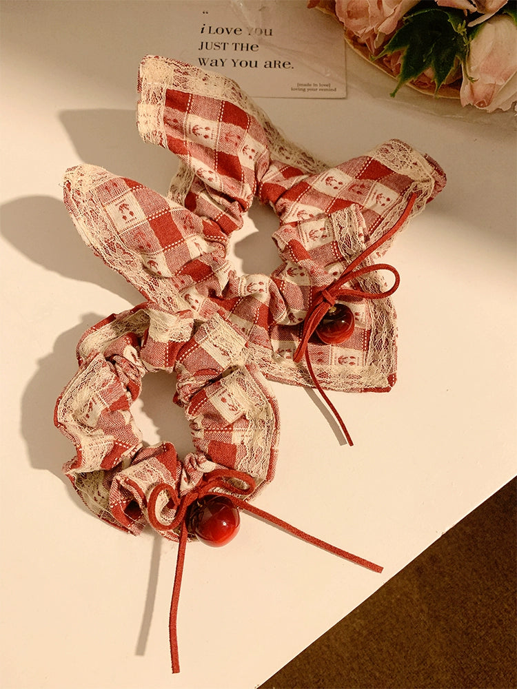 Ruffle Hair Scrunchie