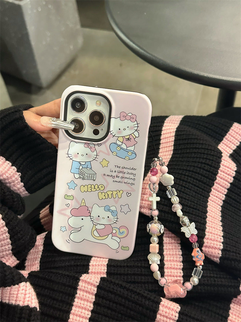 Skating Kitty Pink Case