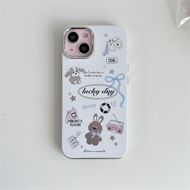 Lucky Day Bunny White Case