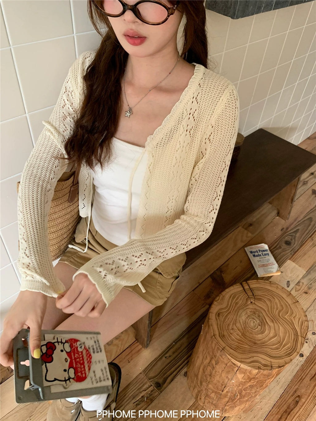 Floral Mini Dress Cardigan